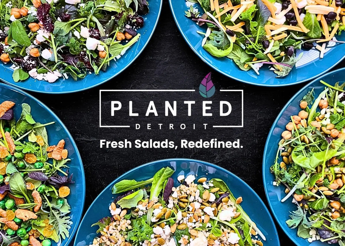 Planted Detroit gift card—give the gift of fresh greens.