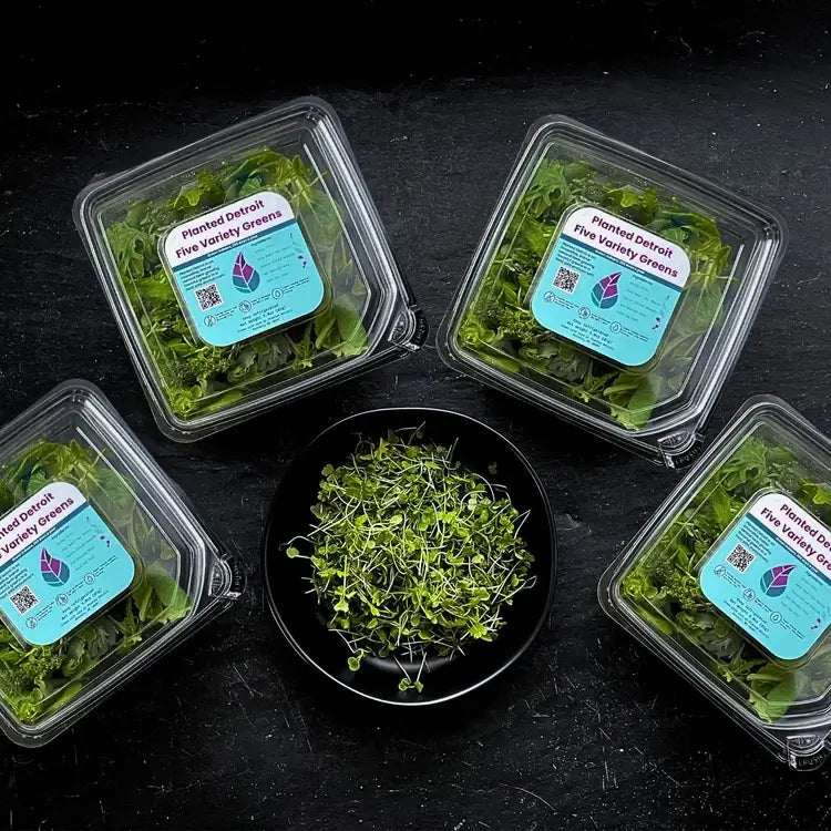 Ultimate Green Bundle packed with nutrient-dense greens from Planted Detroit.