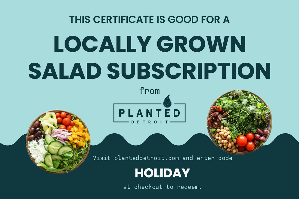 Salad Subscription Gift Certificate
